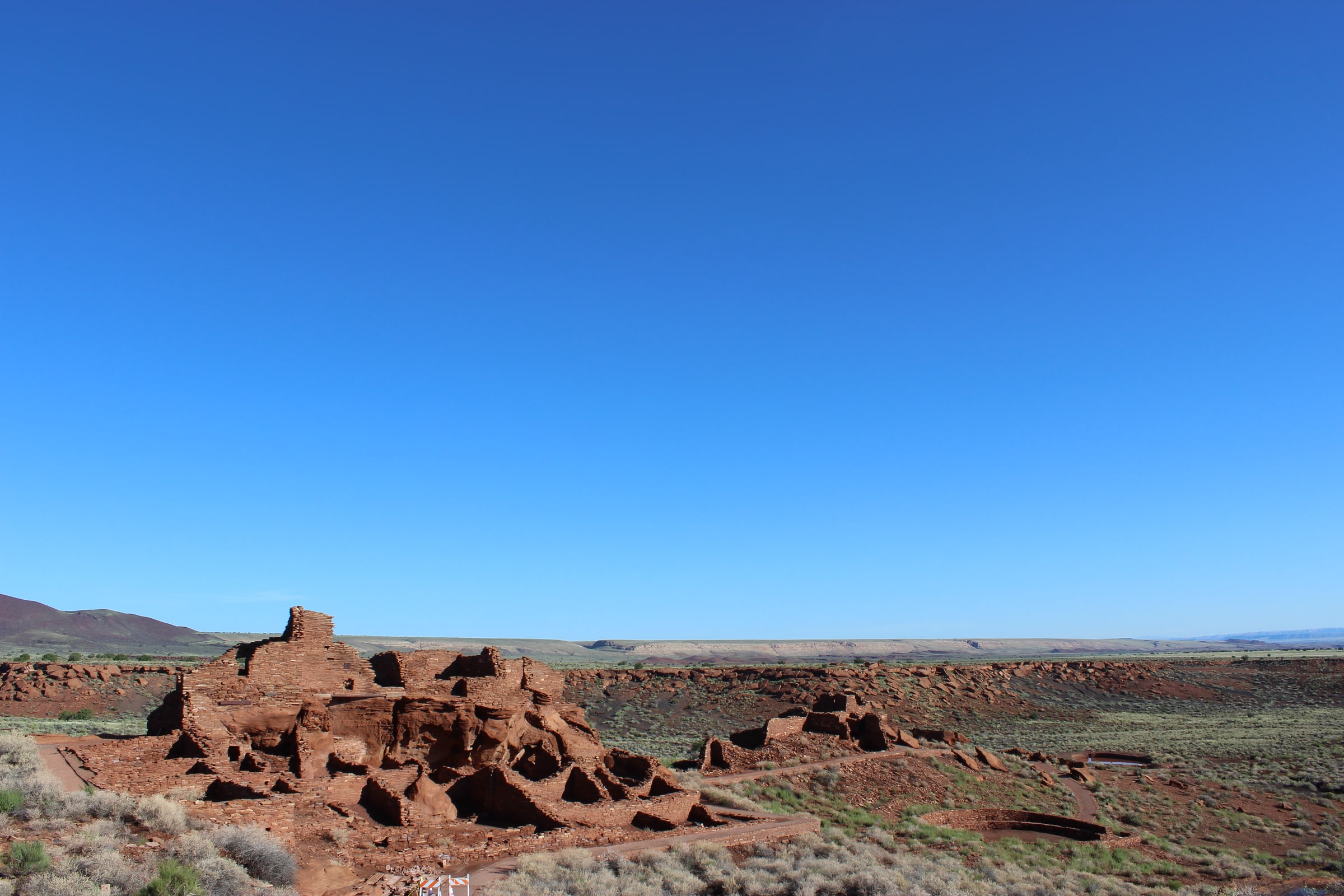 Wupatki Pueblo rising from the high-desert landscape north of Flagstaff, Arizona